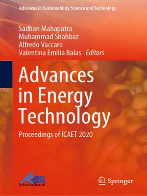cover image of Advances in Energy Technology